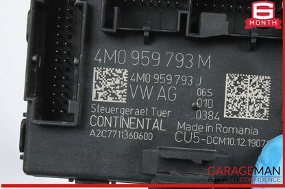 19-24 Audi S5 Q7 Front Left Driver Side Door Control Module Unit 4M0959793N OEM
