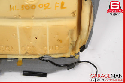 00-05 Mercedes W163 ML350 ML500 Front Left Side Top Upper Seat Cushion Gray OEM