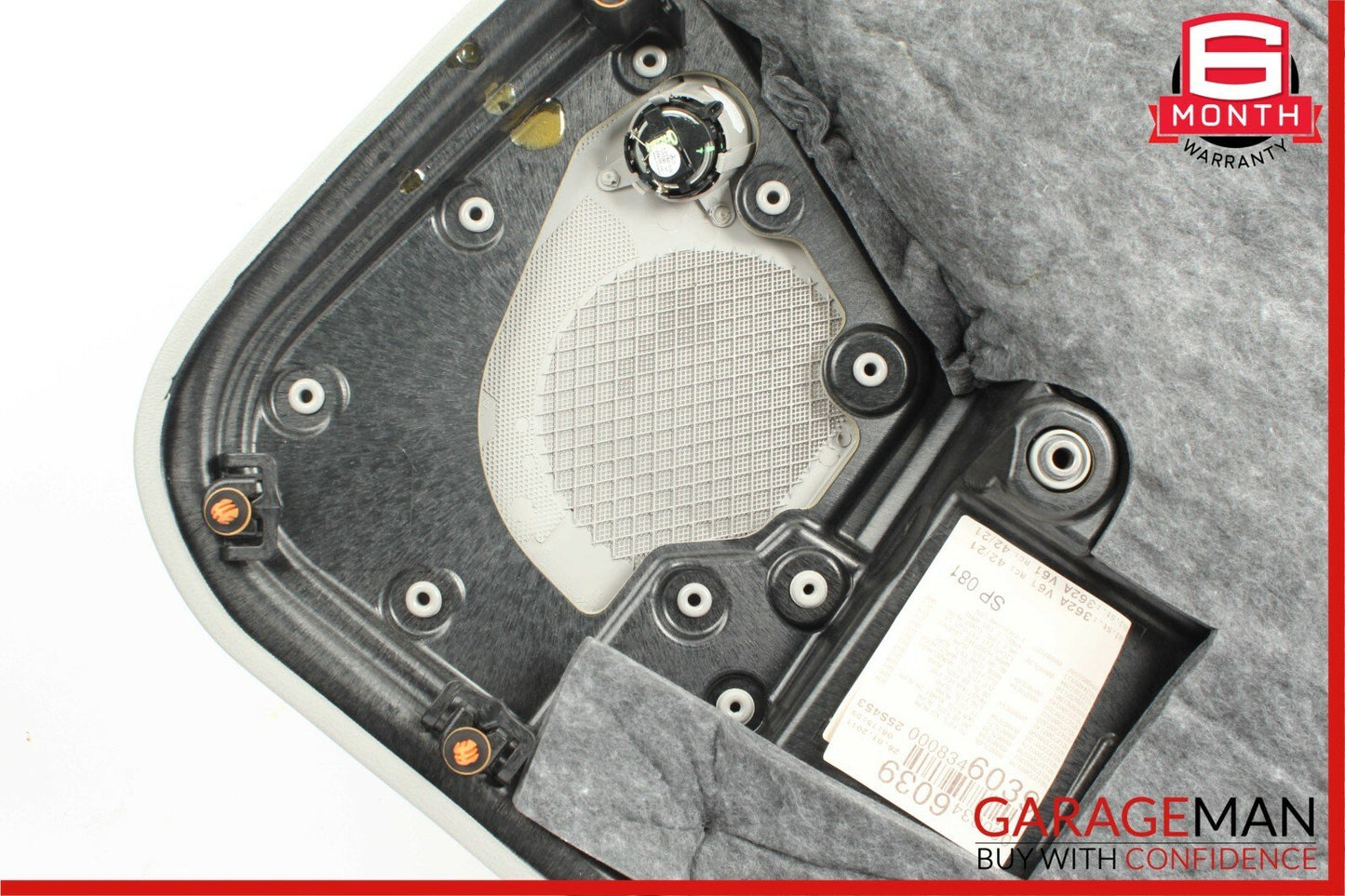 10-13 Mercedes W212 E350 E550 Rear Left Driver Side Interior Door Panel Grey OEM