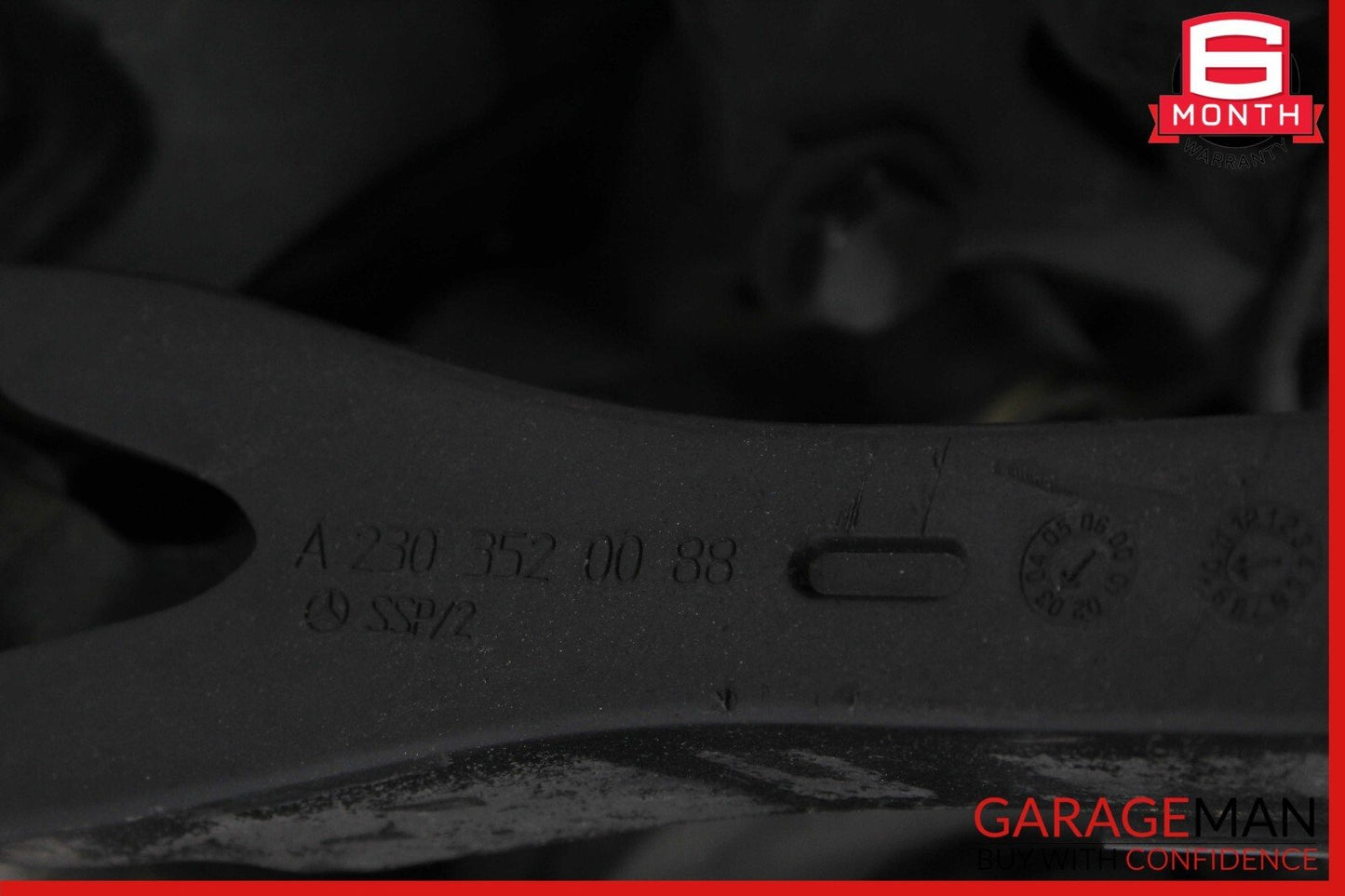 03-06 Mercedes SL500 Rear Right Spindle Knuckle Hub Driveshaft Rotor Disc Assy