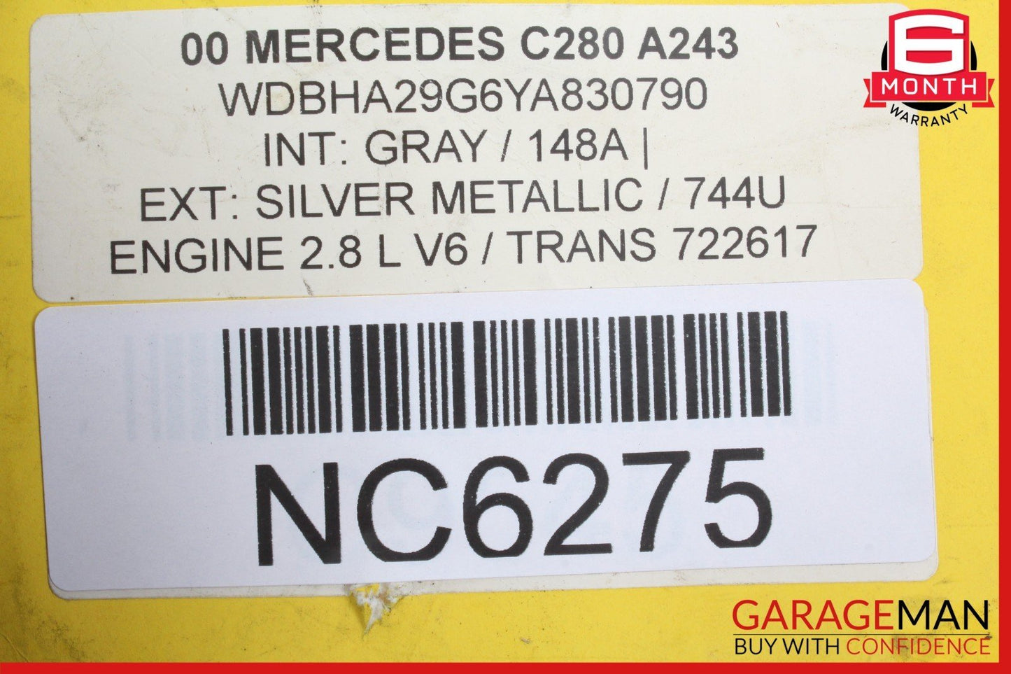 00-06 Mercedes W202 C280 CL500 Voice Command Control Module 2108208026 OEM