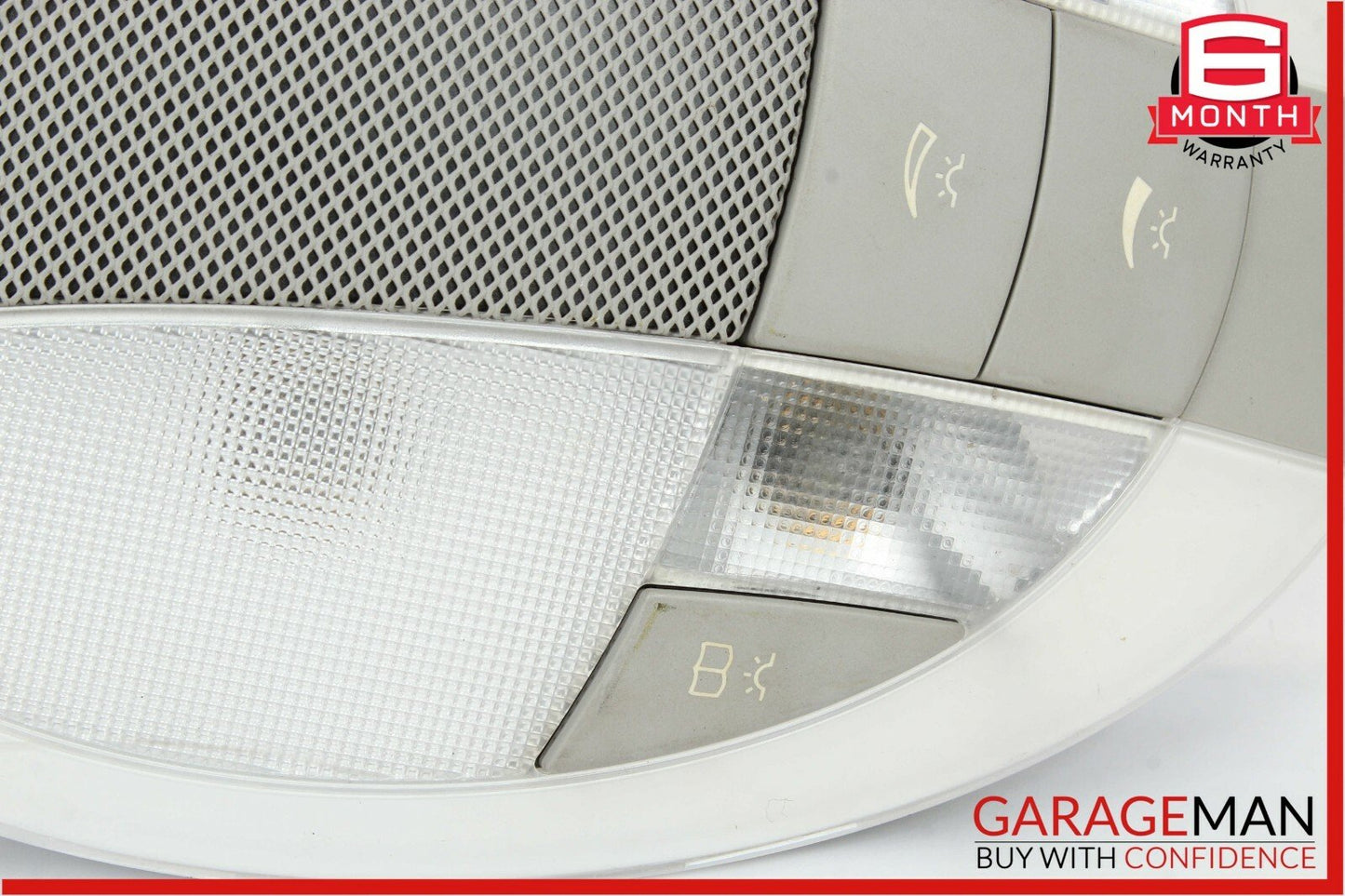 03-11 Mercedes W211 E350 CLS550 Rear Overhead Dome Light Lamp Assembly Gray OEM