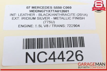 06-12 Mercedes W221 S550 Voice Communication Control Module Unit OEM