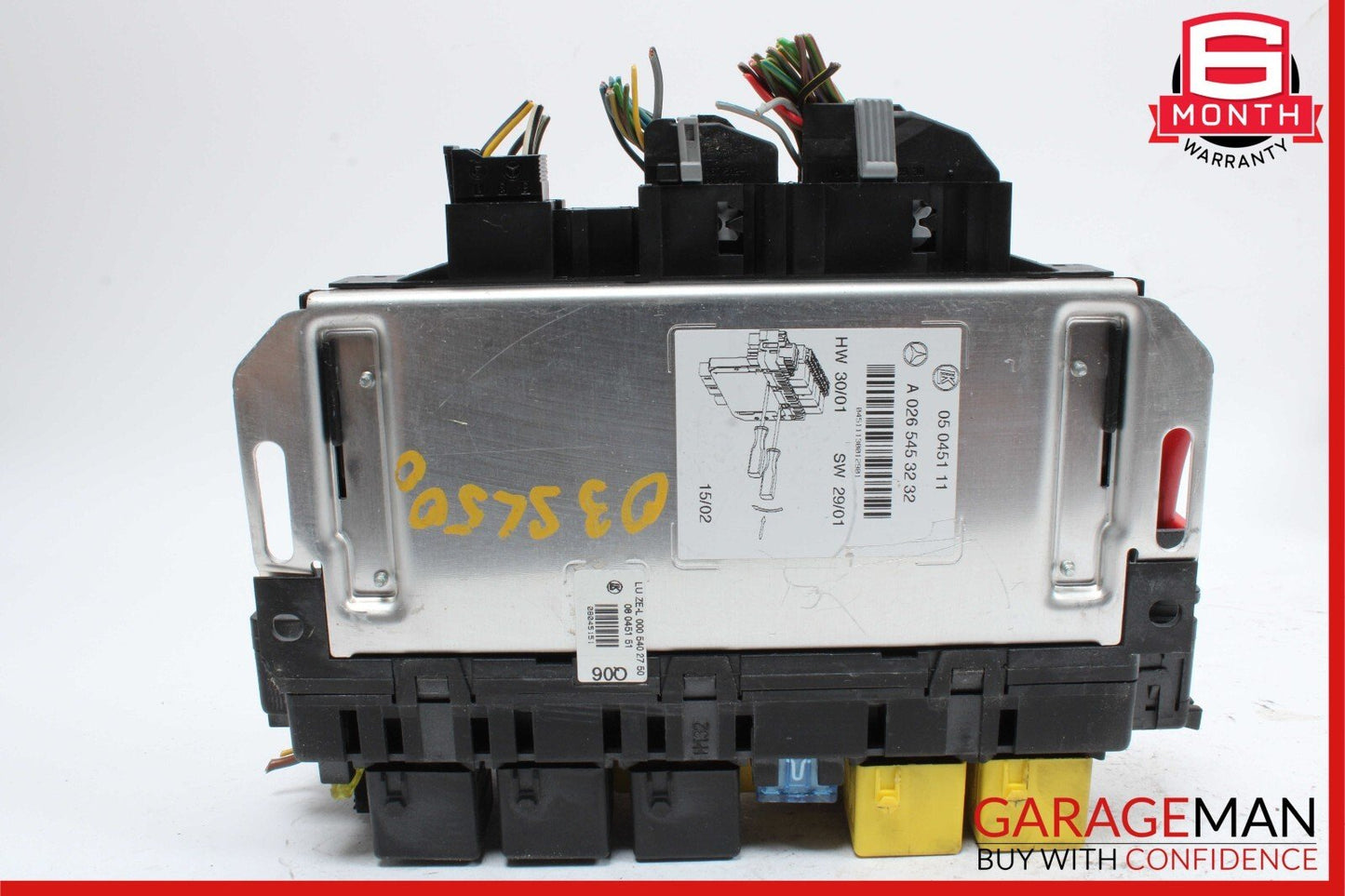 03-12 Mercedes R230 SL500 SL63 AMG Front Left SAM Fuse Box Control Module Assy