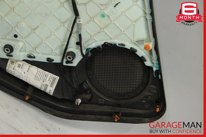 08-14 Mercedes W204 C300 Sedan Rear Right Interior Door Trim Panel Black
