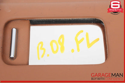 03-18 Bentley Continental GTC Front Left Side Sun Visor Shade Sunvisor OEM