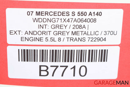 07-13 Mercedes W221 S550 CL550 Electric Power Supply Control Fuse Box Module OEM