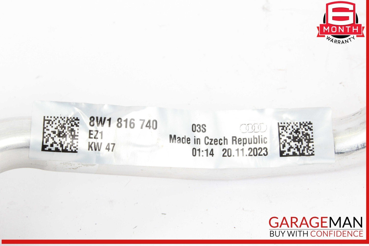 17-24 Audi A4 AC A/C Air Conditioning Discharge Suction Line Hose 8W1816740 OEM