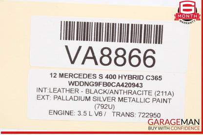 10-13 Mercedes W221 S400 Hybrid Electric Vacuum Pump 2214300332 OEM