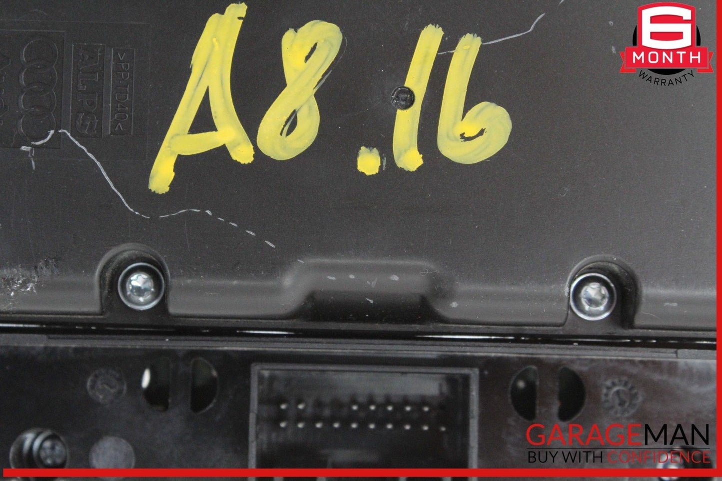 11-18 Audi A8 S8 Audio Radio MMI Multimedia Control Switch Panel 4H1919600M OEM