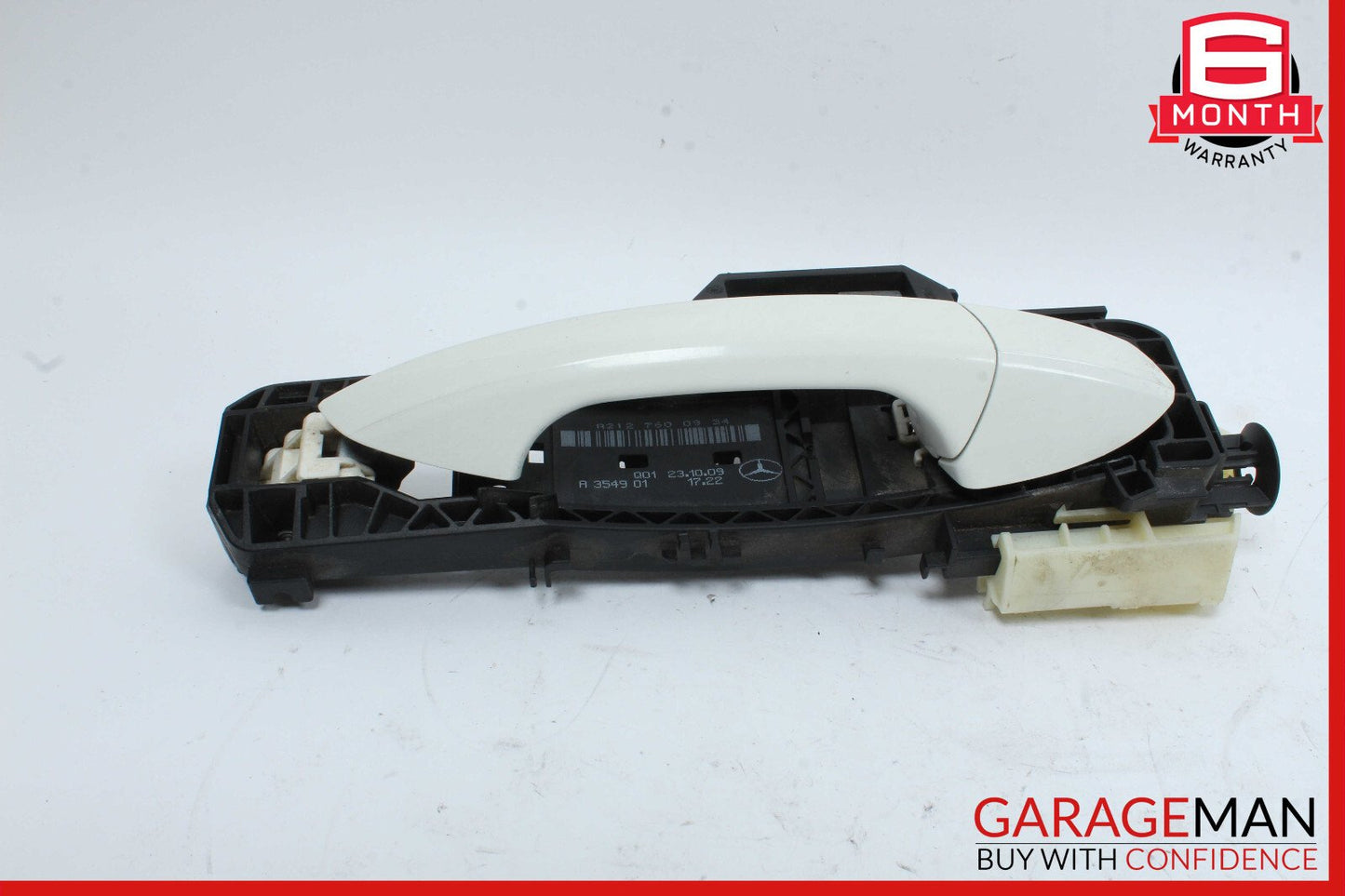 10-13 Mercedes W212 E350 E550 Front Right Exterior Door Handle White OEM