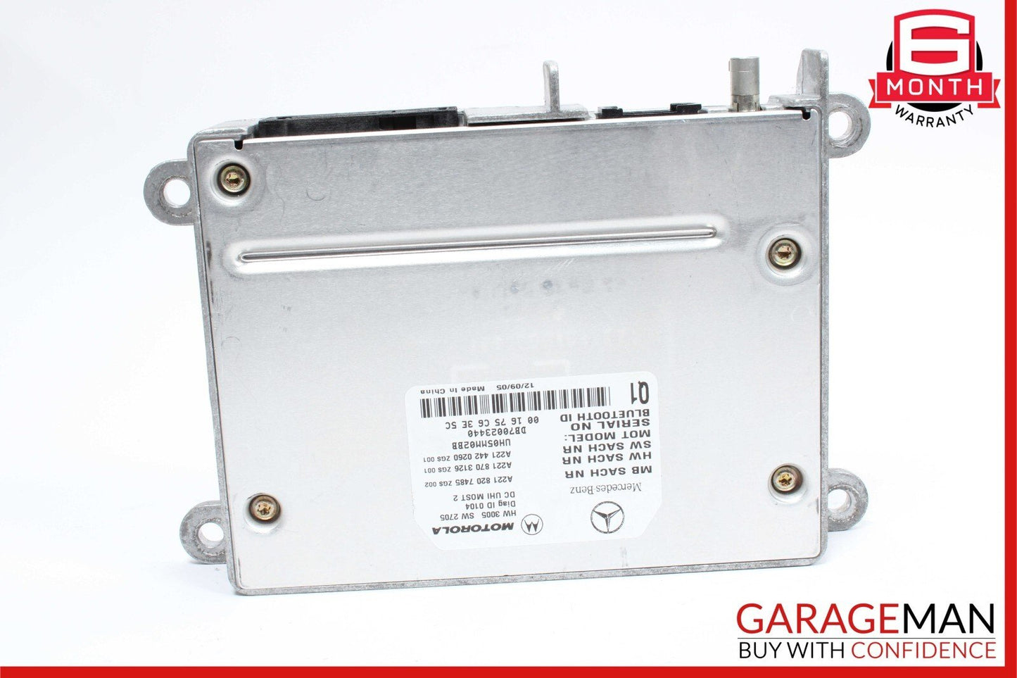 07-13 Mercedes W221 S550 CL550 Bluetooth Communication Controller Module OEM