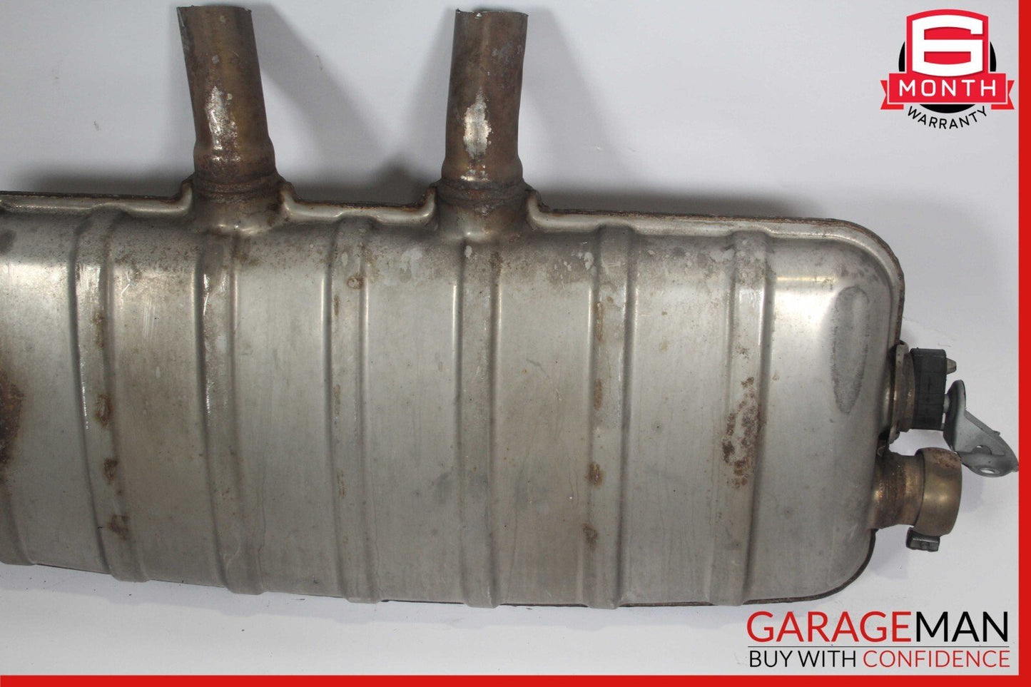 11-14 Porsche Cayenne 958 4.8L V8 Rear Complete Exhaust Muffler Tips Pipe Assy