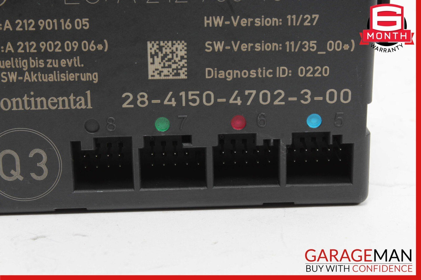 08-18 Mercedes W218 CLS500 E550 C250 Front Left Side Door Control Module OEM