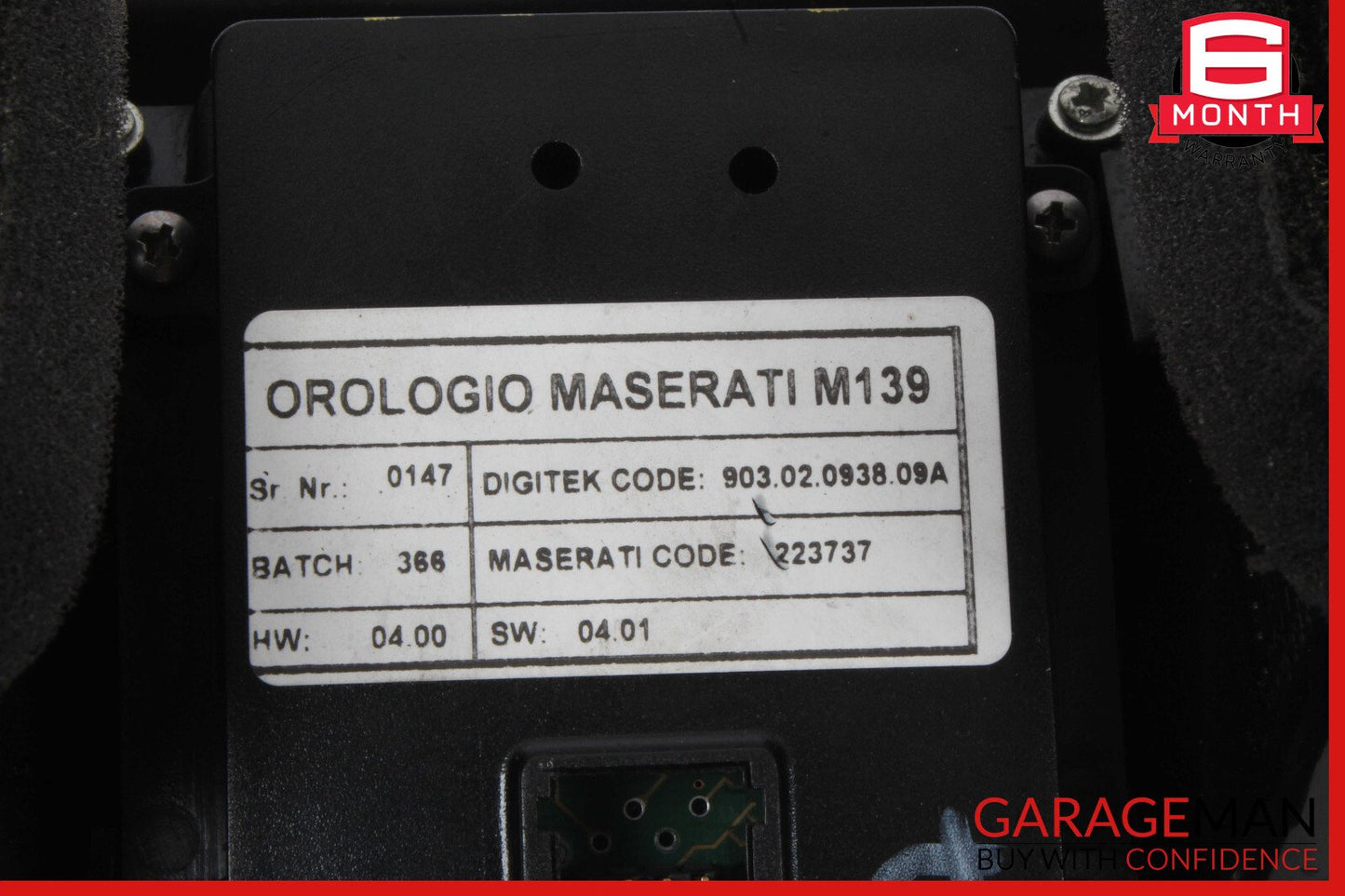 03-08 Maserati Quattroporte M139 Front Center Console AC A/C Air Vent OEM