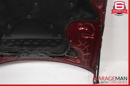 06-11 Mercedes W219 CLS500 Front Hood Bonnet Cover Panel Assembly Red OEM