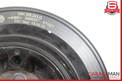11-18 Porsche Cayenne 958 3.6L Engine Harmonic Balancer Crank Pulley