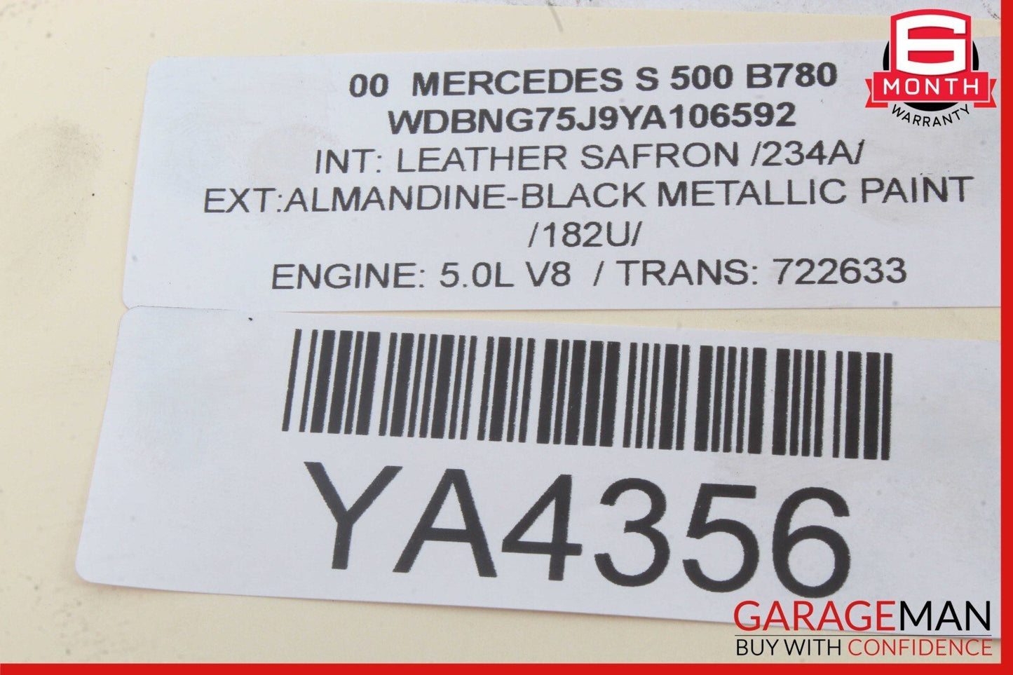 00-06 Mercedes W220 S500 CL500 Voice Command Control Module 2208200535 OEM