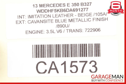 12-16 Mercedes E350 SLK350 ML350 GLE350 3.5L V6 Valeo Engine Starter Motor OEM