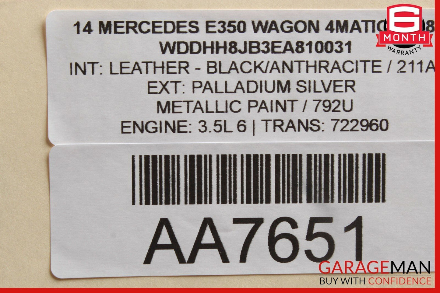 08-15 Mercedes W212 E350 Coupe Front Left Driver Side Door Lock Latch Actuator