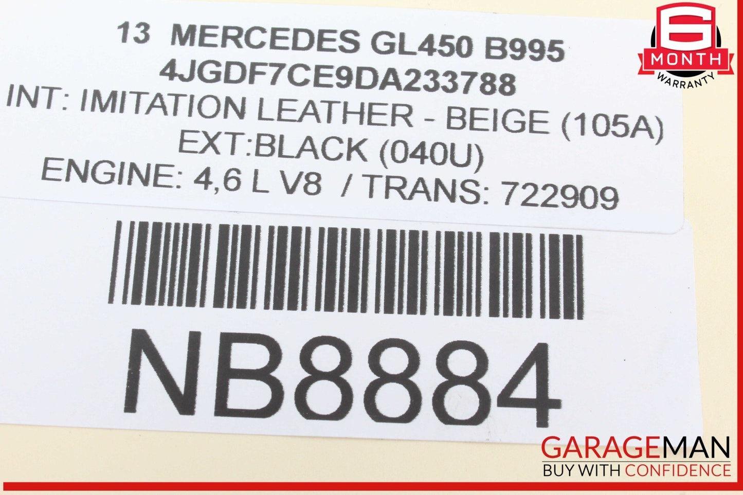 12-19 Mercedes X166 GL450 ML350 GLS550 Gas Throttle Pedal Accelerator OEM