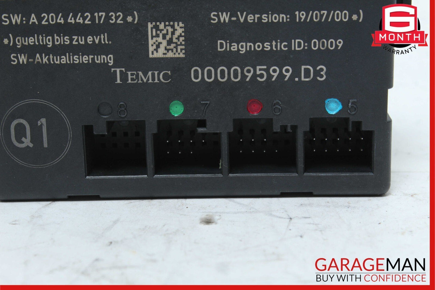 08-14 Mercedes W204 C350 Front Right Passenger Side Door Control Module Unit OEM