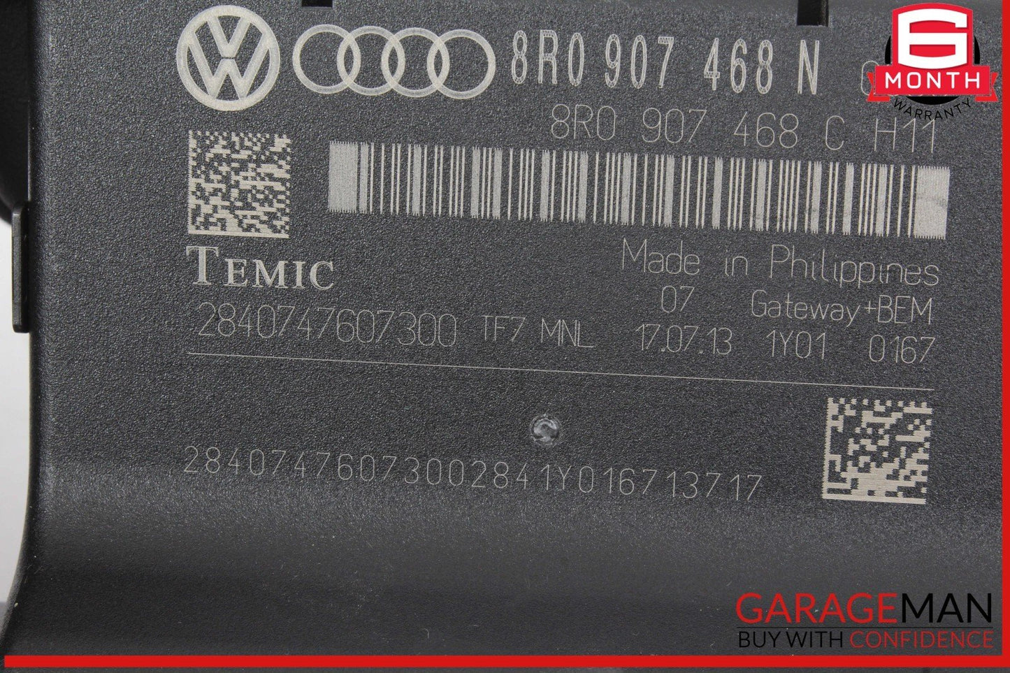 13-16 Audi A4 Network Interface Gateway Control Module Unit 8R0907468N Genuine