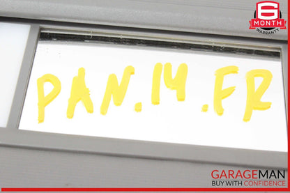 10-16 Porsche Panamera 970 E-Hybrid Front Right Side Sunvisor Sun Visor Gray OEM