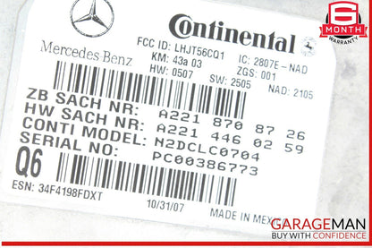 Mercedes W211 E350 Voice Communication Control Module 2218708726 OEM
