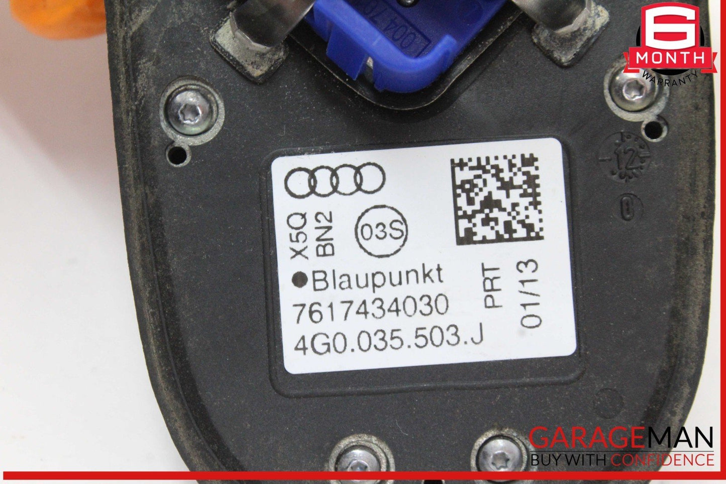 09-18 Audi A5 A7 Q3 Rear Roof Shark Fin Antenna Radio Stereo GPS 4G0035503J OEM