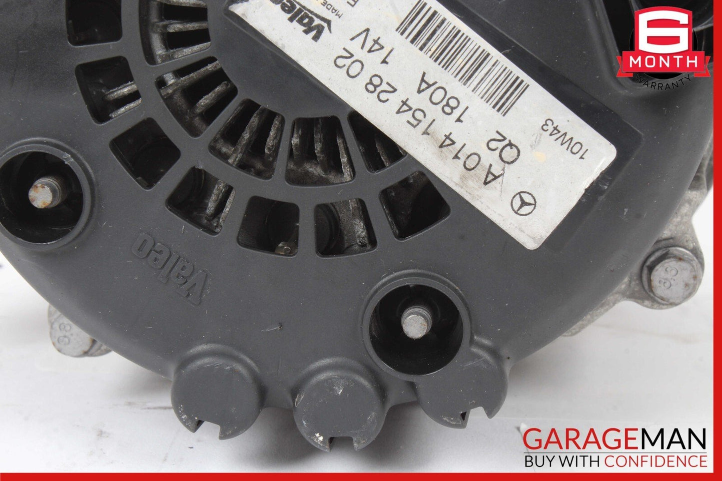 10-13 Mercedes W221 S400 Hybrid Alternator Generator Valeo 180A 0141542802