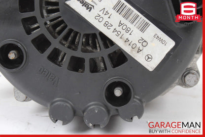 10-13 Mercedes W221 S400 Hybrid Alternator Generator Valeo 180A 0141542802