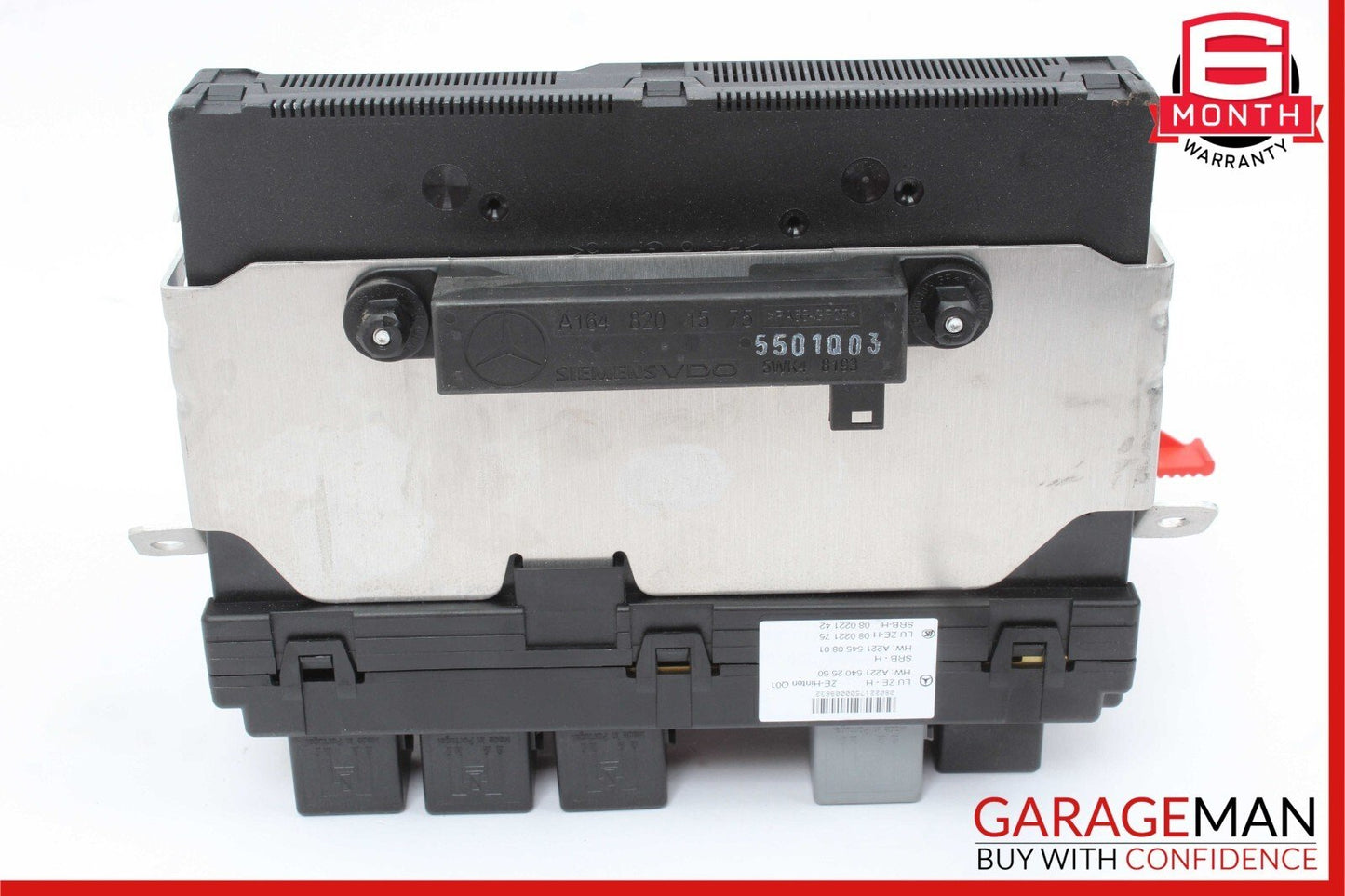 07-13 Mercedes W221 S550 CL65 AMG Rear Trunk Fuse Box Relay Block 2215402550 OEM