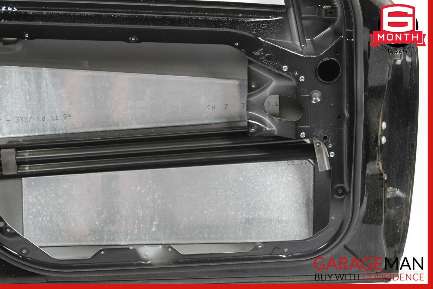 07-13 Mercedes W221 S550 Front Left Driver Side Exterior Door Shell Panel Black