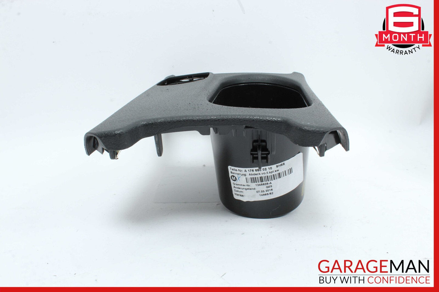 14-18 Mercedes W117 CLA250 Center Console Cup Holder Trim Panel OEM
