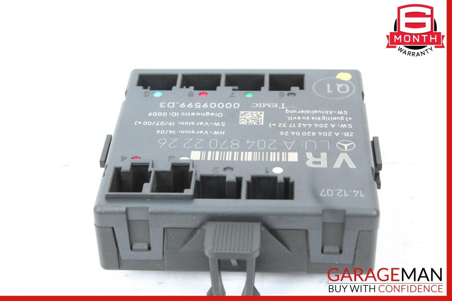 08-18 Mercedes W204 C300 C250 E400 Front Right Side Door Control Module OEM