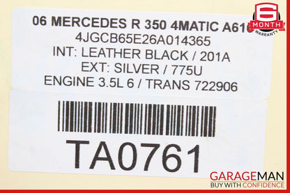 06-12 Mercedes W251 R350 GL350 ML350 Lower Engine Oil Pan 2720100828 OEM