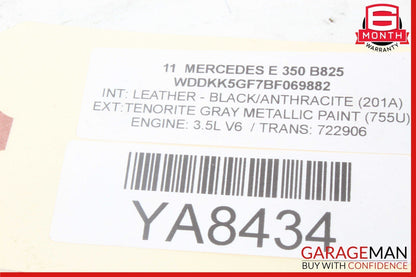10-17 Mercedes W207 E350 E400 Left Side Door Window Regulator Motor Unit OEM