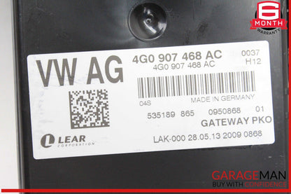 12-18 Audi A6 A7 Interface Gateway Computer Control Module Unit 4G0907468AC OEM