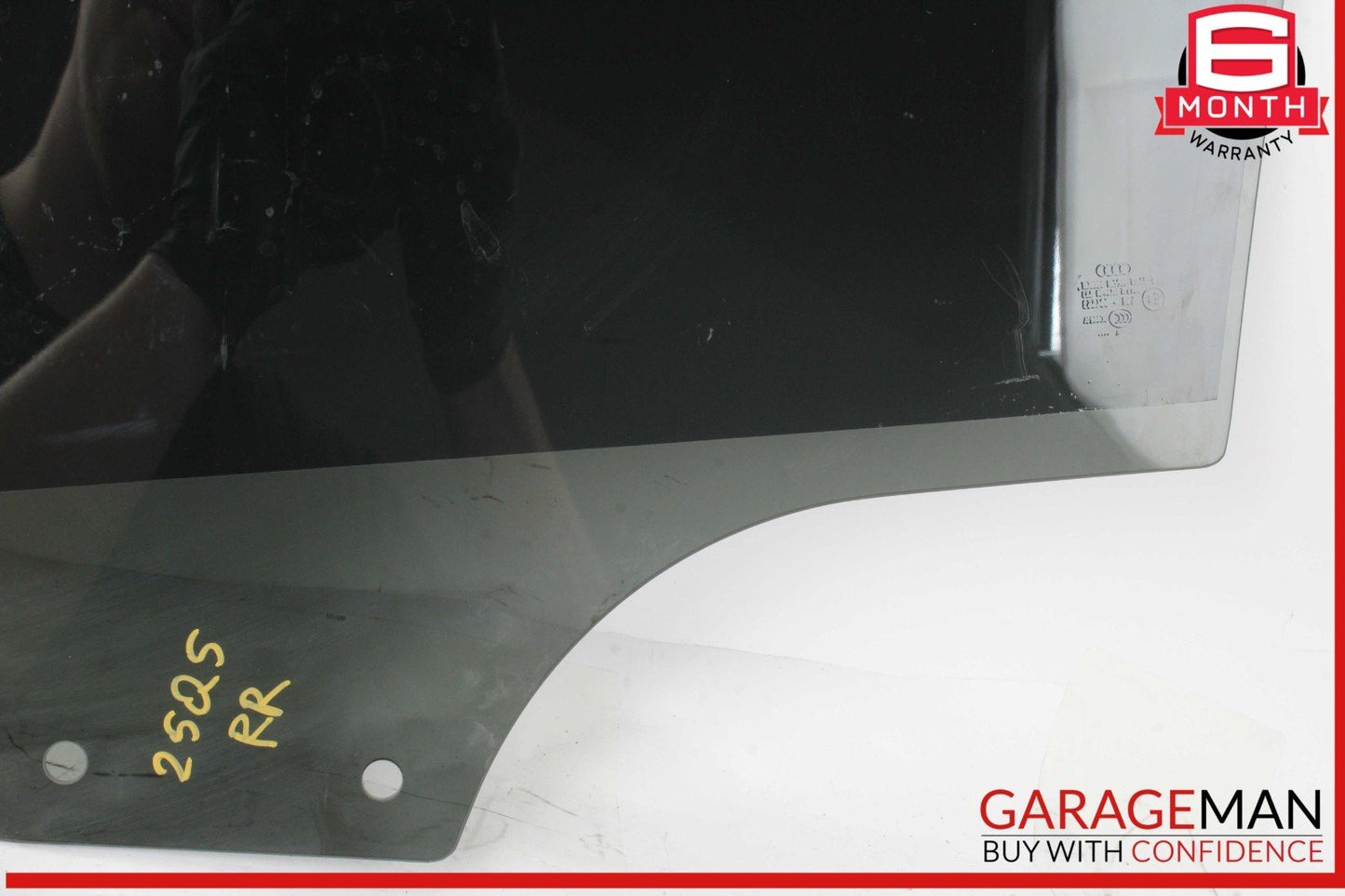 18-25 Audi Q5 Rear Right Passenger Side Door Window Glass 43R004553 OEM