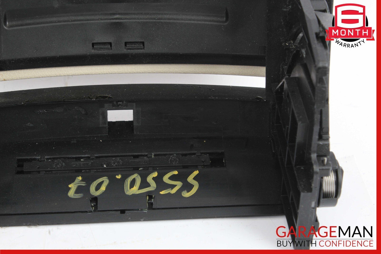 07-09 Mercedes W221 S550 S450 Center Console Dashboard CD Player Cover Beige OEM