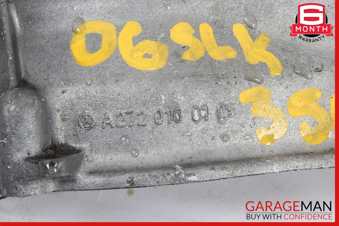 06-13 Mercedes R171 SLK350 Right Side Engine Motor Cylinder Head Valve Cover OEM