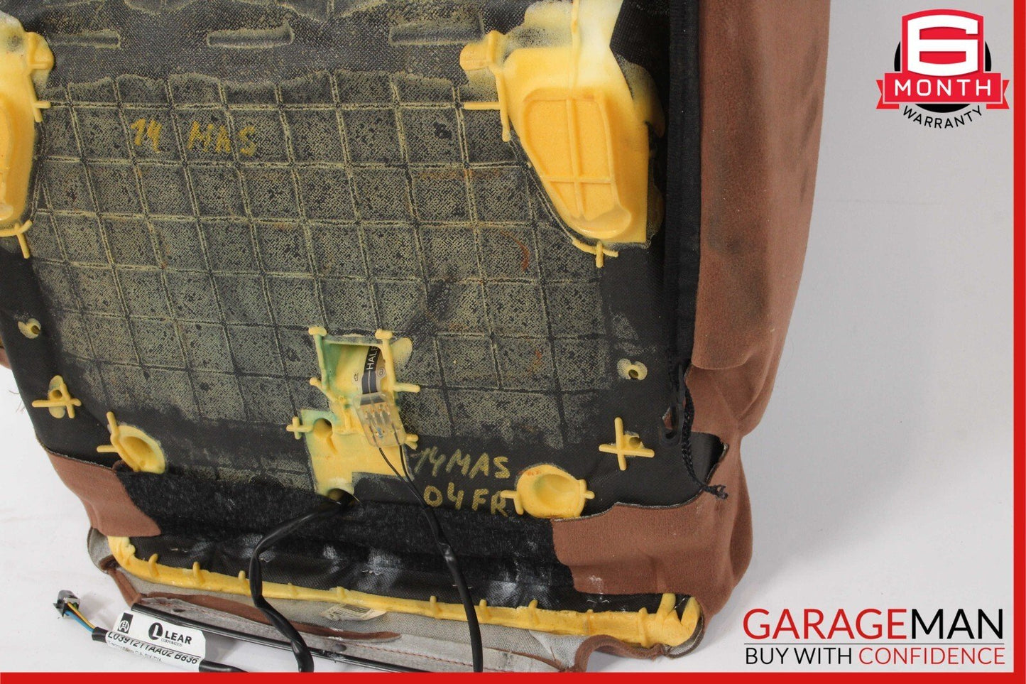 14-17 Maserati Ghibli M157 Front Right Lower Bottom Seat Cushion Cover Brown OEM