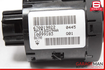 13-18 Maserati Quattroporte Dash Headlight Head Light Lamp Control Switch OEM