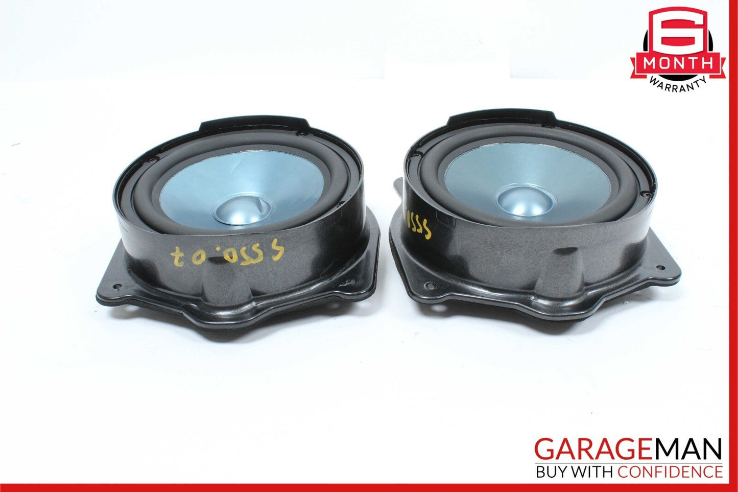 07-09 Mercedes W221 S550 Rear Left & Right Door Audio Sound Speaker Set of 2 OEM