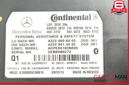 12-15 Mercedes X204 GLK350 GL450 Communication Control Module 2229006003 OEM