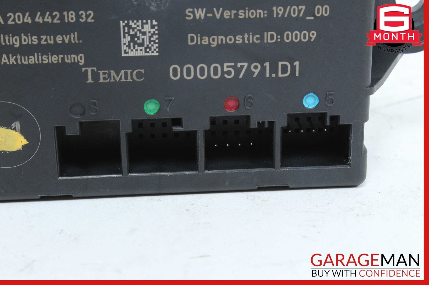 08-14 Mercedes W204 C300 C350 Rear Left Side Door Control Module 2048702326 OEM