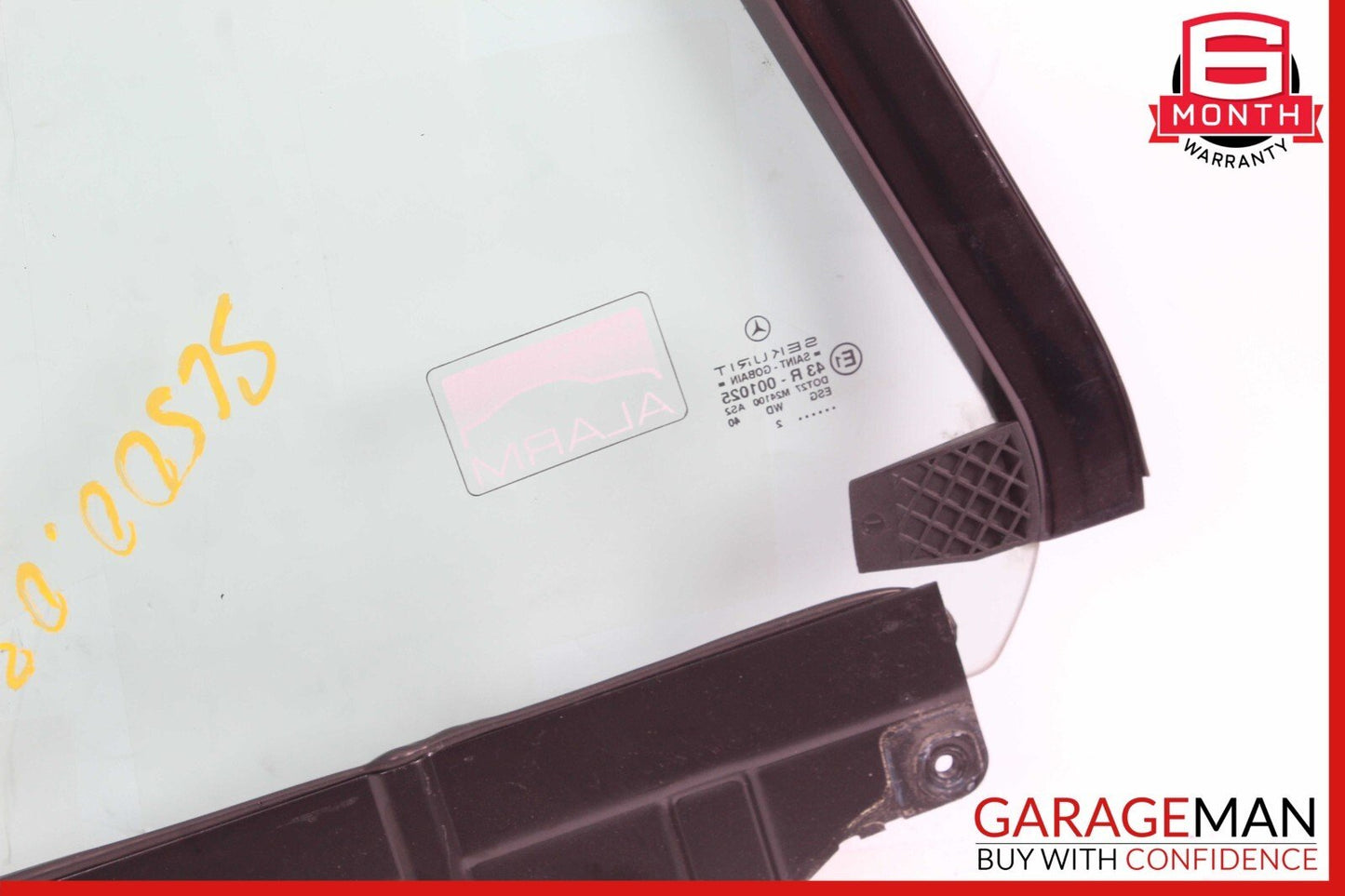 03-12 Mercedes R230 SL500 SL55 AMG Rear Left Side Quarter Window Glass Clear OEM