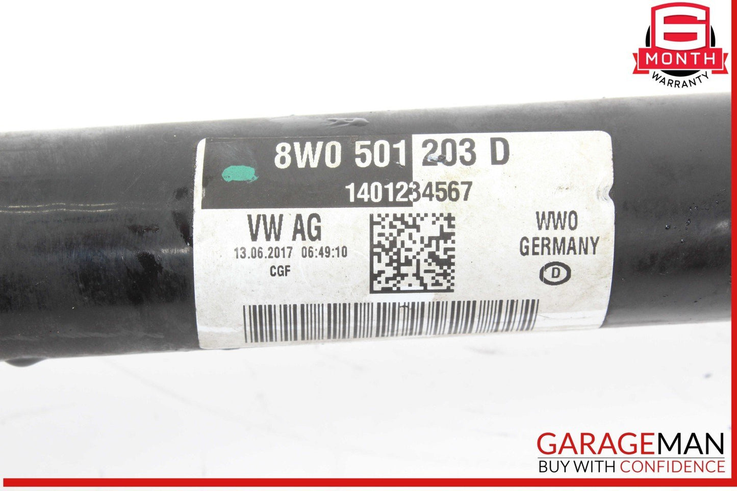 17-24 Audi A5 A4 Rear Left or Rear Right Side CV Axle Shaft 8W0501203D OEM