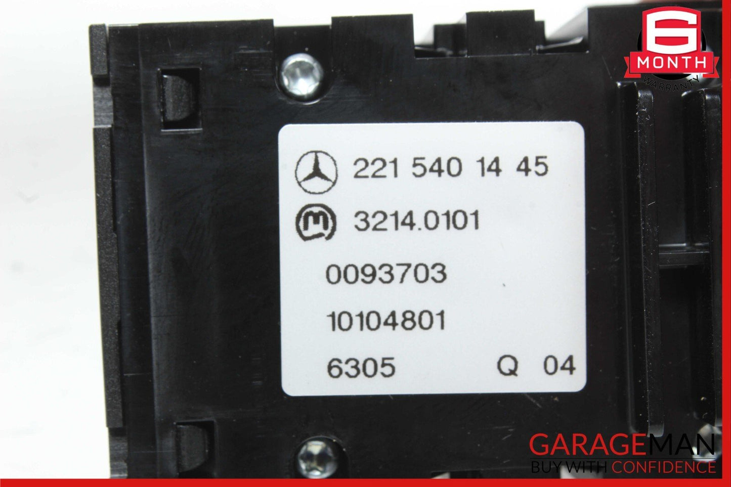 07-13 Mercedes W221 S550 CL550 Electronic Parking Button Switch 2215401445 OEM